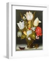 Still Life with Flowers, 1607-Ambrosius The Elder Bosschaert-Framed Giclee Print