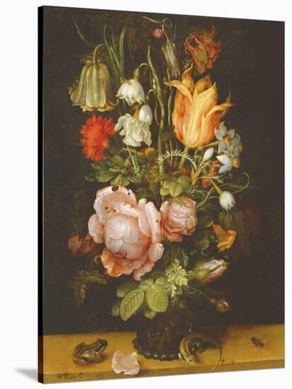 Still Life with Flowers, 1615-Roelandt Jacobsz. Savery-Stretched Canvas