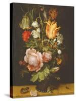 Still Life with Flowers, 1615-Roelandt Jacobsz. Savery-Stretched Canvas