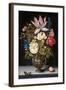 Still-Life with Flowers, 1617-Ambrosius The Elder Bosschaert-Framed Giclee Print