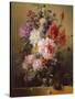 Still Life with Flowers, 1837 (Oil on Canvas)-Georgius Jacobus Johannes van Os-Stretched Canvas