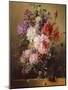Still Life with Flowers, 1837 (Oil on Canvas)-Georgius Jacobus Johannes van Os-Mounted Giclee Print