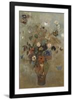 Still Life with Flowers, 1905-Odilon Redon-Framed Premium Giclee Print