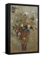 Still Life with Flowers, 1905-Odilon Redon-Framed Stretched Canvas