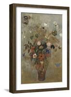 Still Life with Flowers, 1905-Odilon Redon-Framed Giclee Print