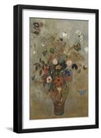 Still Life with Flowers, 1905-Odilon Redon-Framed Giclee Print