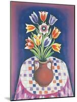 Still Life with Flowers, 1967-Radi Nedelchev-Mounted Giclee Print