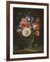 Still life with flowers, a rummer and a mouse-Clara Peeters-Framed Giclee Print