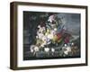 Still Life with Flowers and a Landscape-Severin Roesen-Framed Giclee Print