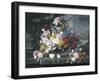 Still Life with Flowers and a Landscape-Severin Roesen-Framed Giclee Print