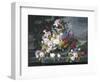 Still Life with Flowers and a Landscape-Severin Roesen-Framed Giclee Print