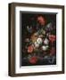 Still Life with Flowers and a Watch-Abraham Mignon-Framed Art Print