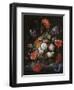 Still Life with Flowers and a Watch-Abraham Mignon-Framed Art Print