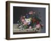 Still Life with Flowers and Bird's Nest, after 1860-Severin Roesen-Framed Giclee Print