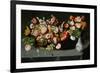 Still-life with flowers and butterflies-Osias Beert-Framed Giclee Print