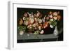 Still-life with flowers and butterflies-Osias Beert-Framed Giclee Print