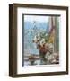 Still Life with Flowers and Chestnuts-Malcolm Milne-Framed Art Print