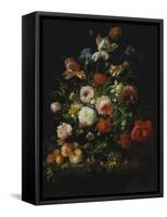 Still Life with Flowers and Fruit, 1707-Rachel Ruysch-Framed Stretched Canvas