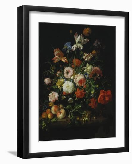 Still Life with Flowers and Fruit, 1707-Rachel Ruysch-Framed Giclee Print