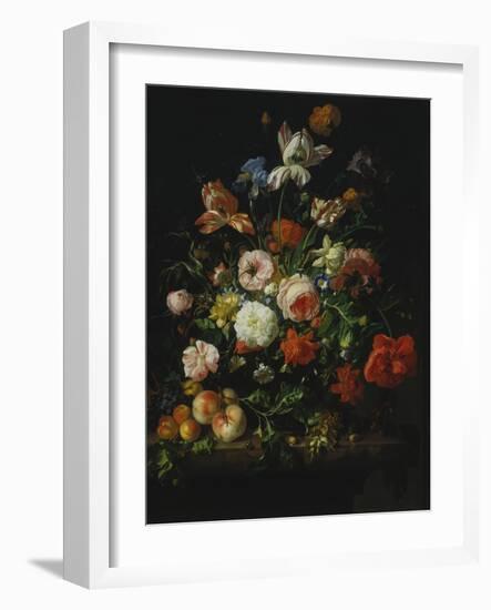 Still Life with Flowers and Fruit, 1707-Rachel Ruysch-Framed Giclee Print