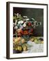 Still Life with Flowers and Fruit, 1869-Claude Monet-Framed Giclee Print