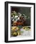 Still Life with Flowers and Fruit, 1869-Claude Monet-Framed Giclee Print