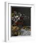 Still Life with Flowers and Fruit, 1869-Claude Monet-Framed Premium Giclee Print