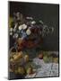 Still Life with Flowers and Fruit, 1869-Claude Monet-Mounted Premium Giclee Print