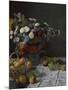 Still Life with Flowers and Fruit, 1869-Claude Monet-Mounted Giclee Print