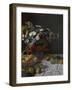 Still Life with Flowers and Fruit, 1869-Claude Monet-Framed Premium Giclee Print