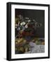 Still Life with Flowers and Fruit, 1869-Claude Monet-Framed Premium Giclee Print