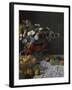 Still Life with Flowers and Fruit, 1869-Claude Monet-Framed Premium Giclee Print