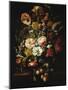 Still Life with Flowers and Fruit-Rachel Ruysch-Mounted Premium Giclee Print