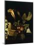 Still Life with Flowers and Fruit-Caravaggio-Mounted Giclee Print