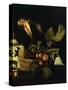 Still Life with Flowers and Fruit-Caravaggio-Stretched Canvas