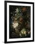 Still Life with Flowers and Fruit-Jan van Huysum-Framed Art Print