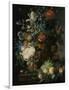 Still Life with Flowers and Fruit-Jan van Huysum-Framed Art Print