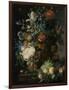 Still Life with Flowers and Fruit-Jan van Huysum-Framed Art Print