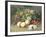 Still Life with Flowers and Fruit-Henri Robbe-Framed Giclee Print