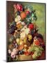 Still Life with Flowers and Fruit-Jan van Os-Mounted Giclee Print