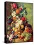 Still Life with Flowers and Fruit-Jan van Os-Stretched Canvas