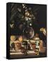 Still Life with Flowers and Fruit-Caravaggio-Framed Stretched Canvas