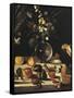 Still Life with Flowers and Fruit-Caravaggio-Framed Stretched Canvas