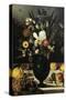 Still Life with Flowers and Fruit-Caravaggio-Stretched Canvas