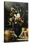 Still Life with Flowers and Fruit-Caravaggio-Stretched Canvas