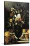 Still Life with Flowers and Fruit-Caravaggio-Stretched Canvas