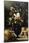 Still Life with Flowers and Fruit-Caravaggio-Mounted Giclee Print