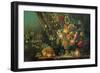 Still Life with Flowers and Fruits (Natura Morta Con Fiori E Frutti)-null-Framed Giclee Print