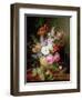 Still Life with Flowers and Grapes-Cornelis van Spaendonck-Framed Giclee Print