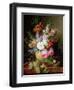 Still Life with Flowers and Grapes-Cornelis van Spaendonck-Framed Giclee Print